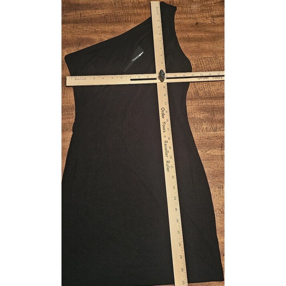 Fashion Nova Cut Me In One Shoulder Mini Dress Size Large Cutout Bodycon NWT - Picture 7 of 7